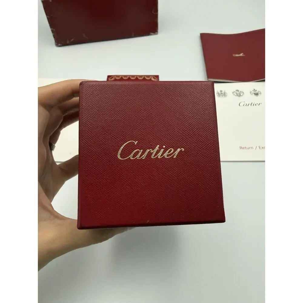 Authentic Cartier Jewelry Ring Box Set With Certificate Booklet & Papers 2016